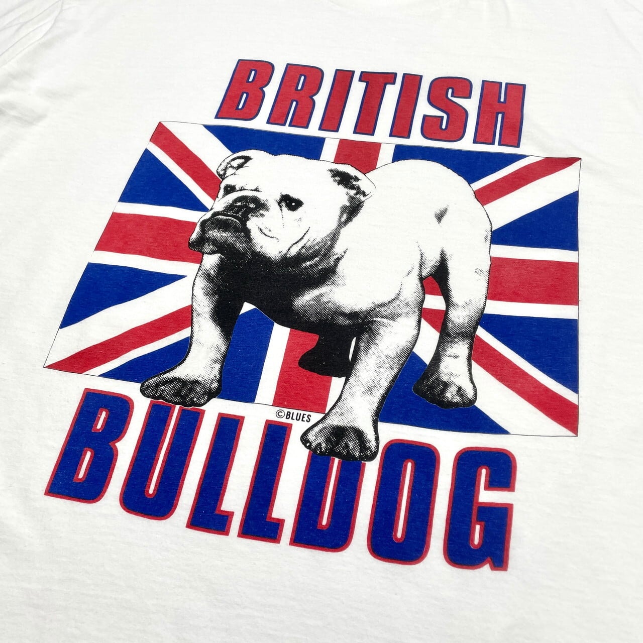 24.ブルドッグ＊さやたぐ 90年代 BRITISH BULLDOG プリントTシャツ アニマル ブルドッグ