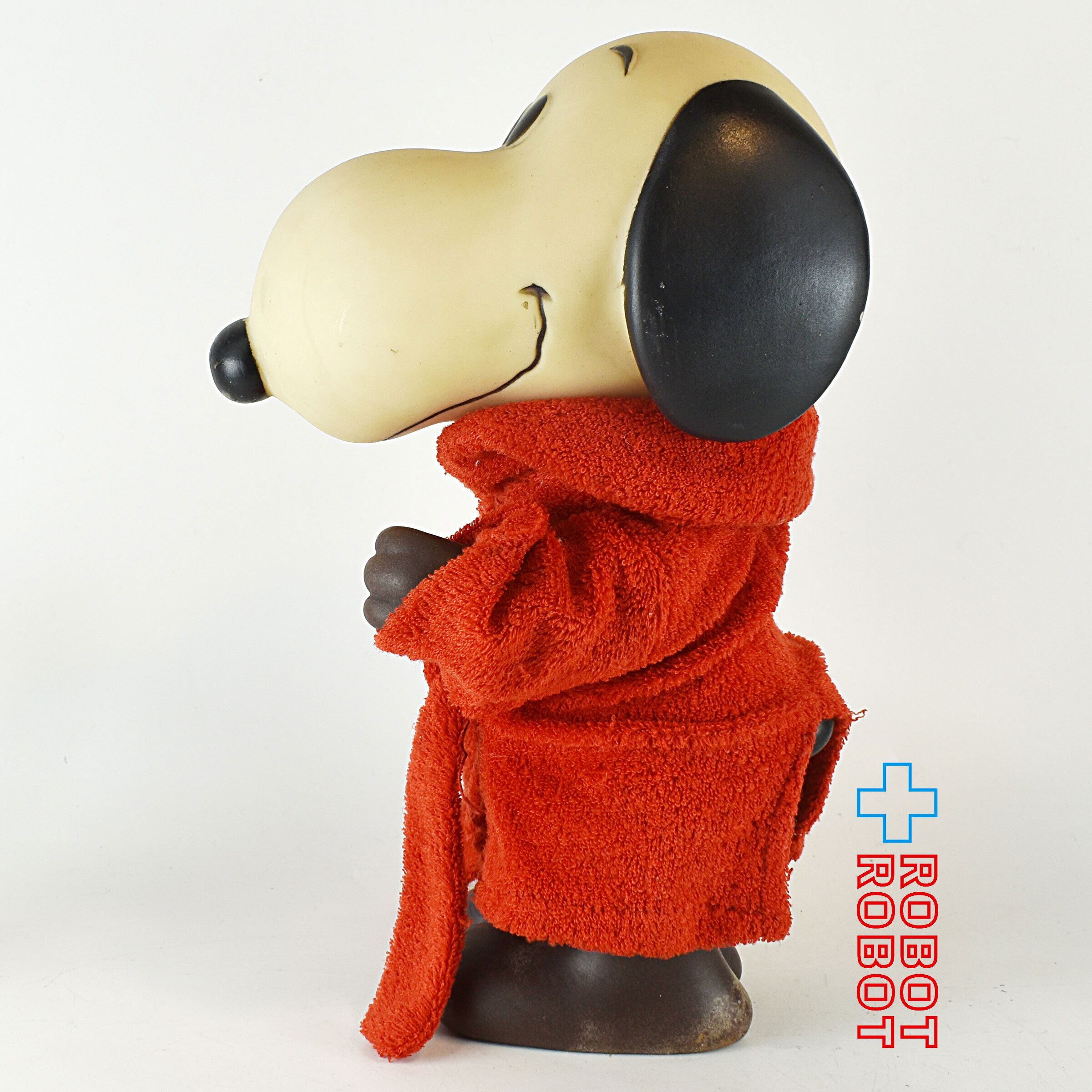 ピーナッツギャング スヌーピー 茶色 タブタイム バスローブ ソフビ