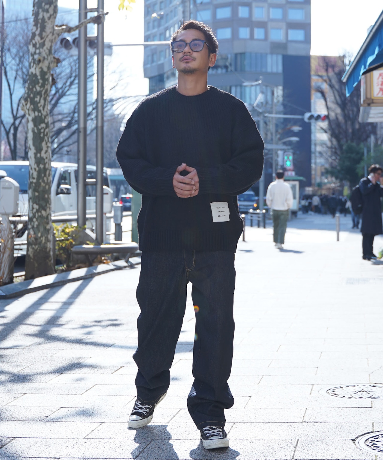 【#Re:room】SEASIDE BIG CREW KNIT［REK138］