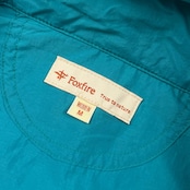 Foxfire フォックスファイヤー 取り外し可フード ナイロン ジャケット ジャンパー M/グリーン ブルー レディース