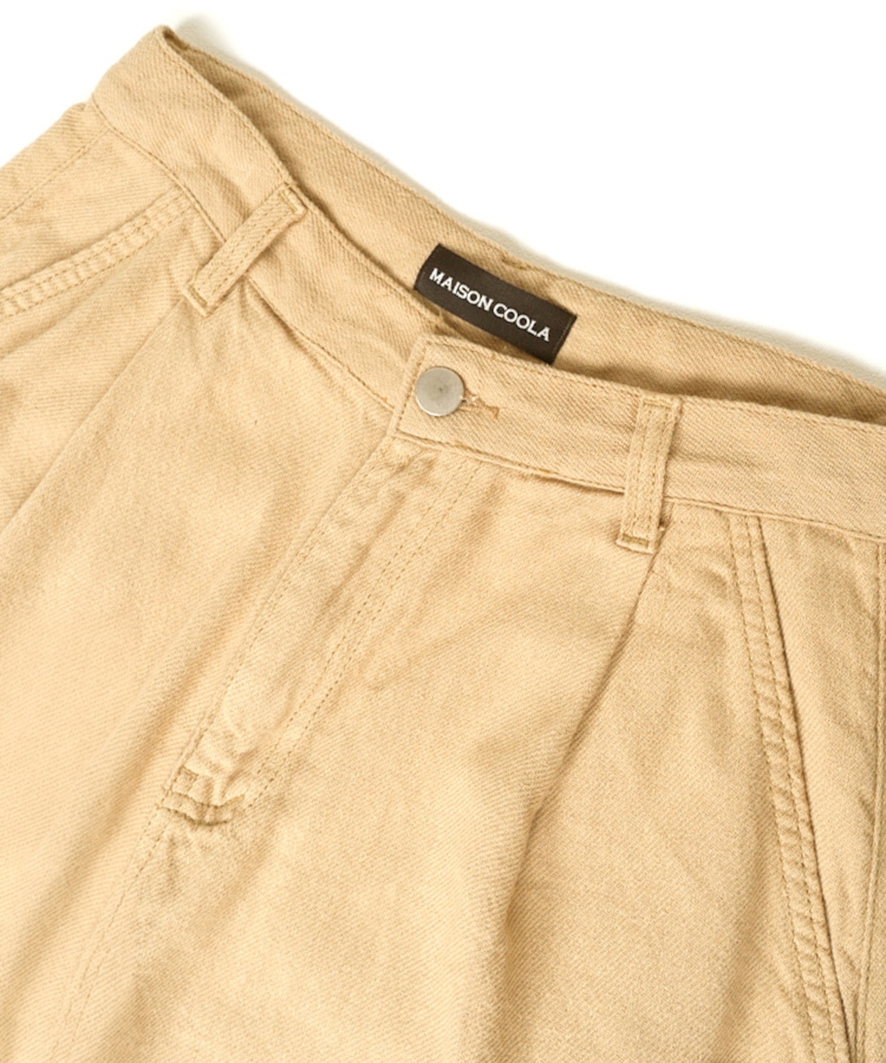 サイドペイントオーバルジョガーパンツ (KHAKI) CQ-49018