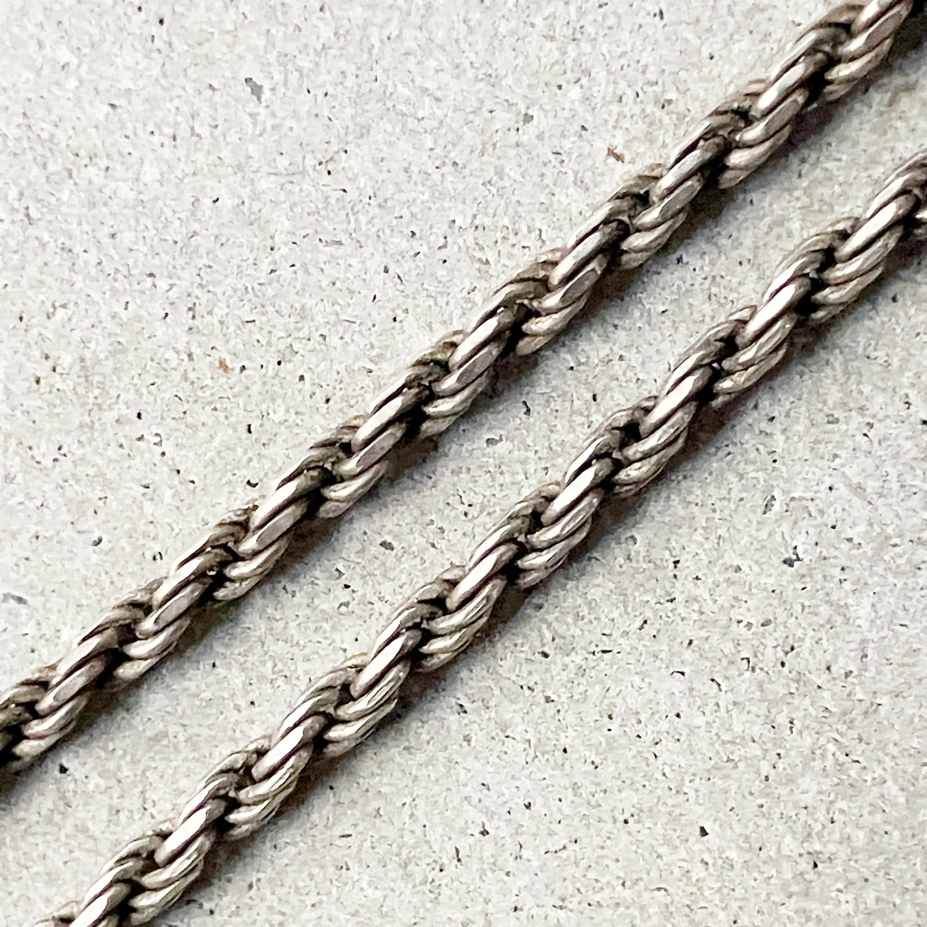 イタリア製 EURO VINTAGE ROPE CHAIN ネックレス 925 イタリア製 EURO VINTAGE ROPE CHAIN ネックレス 925 | unune
