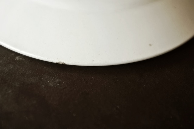 1897s~ Badonviller 白さの満月と白さのプレートe バドンヴィレ アンティーク