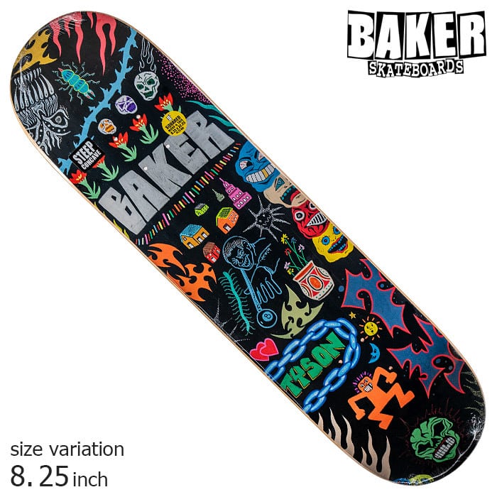 BAKER ベイカー ベーカー スケートボード スケボー デッキ 8インチ