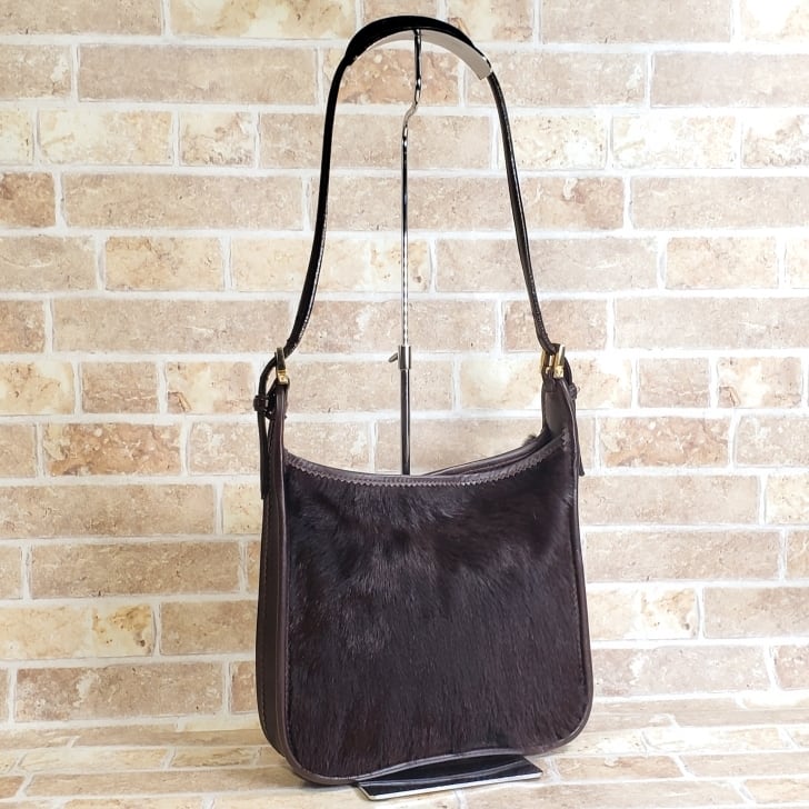 オールドコーチ ☆ レザー ポーチ マルチケース ネイビー ユニセックス