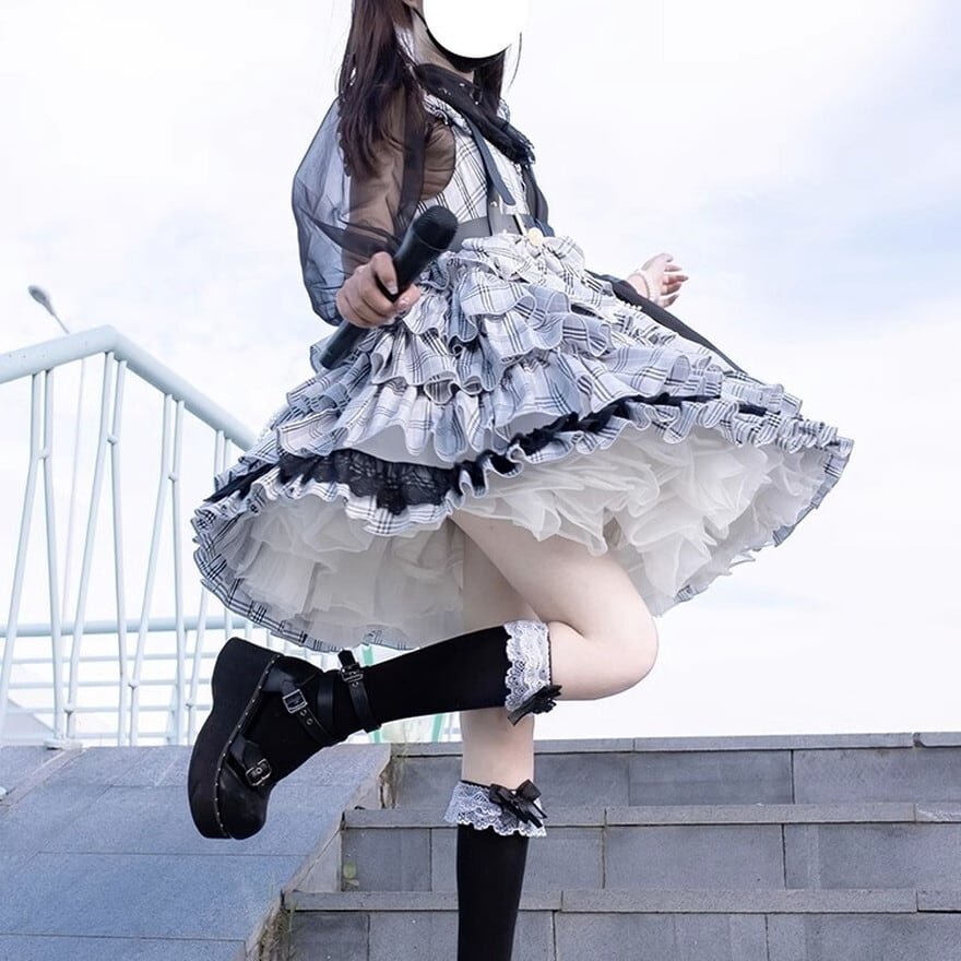 現品限り ペチコート ワイヤー無 lolita 甘め ろりーた 服
