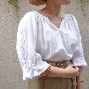 European tirol blouse／ヨーロピアン チロル ブラウス