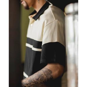 アメカジスタイルレトロボーダーポロ 10156