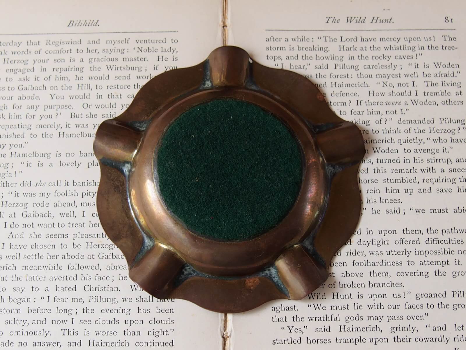 イギリスアンティーク 灰皿 アッシュトレイ 真鍮 | Bonny Bee