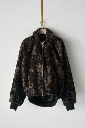 EDWARD CUMING  【COLLAGE BOTTOM HEAVY BOMBER -BROWN-BLACK-】