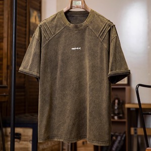 フィッシュボーンプリントTシャツ 10146