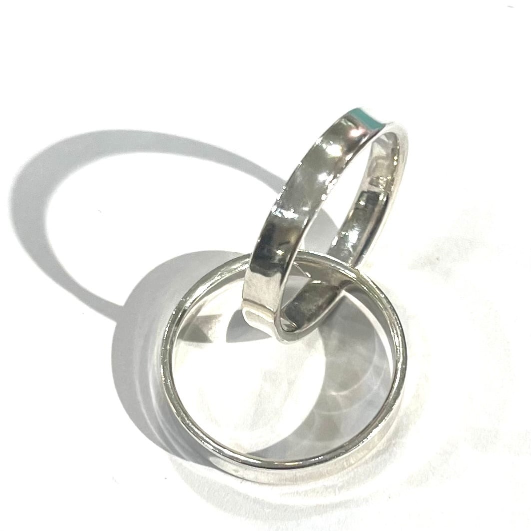 【希少】ティファニー　サークルキーリング　ヴィンテージ　シルバー 希少【TIFFANY&CO.】2993 1837 名品 インターロッキングサークル