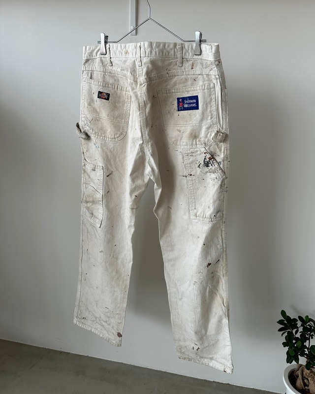 -Dickies- Vintage 00s white paintr pants