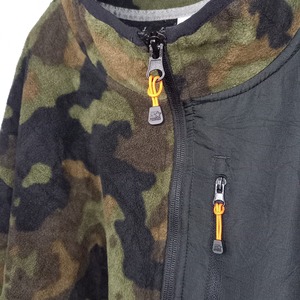 スターター　ハーフジップ　フリース　プルオーバー　迷彩柄　オリーブ　カモ　3XL