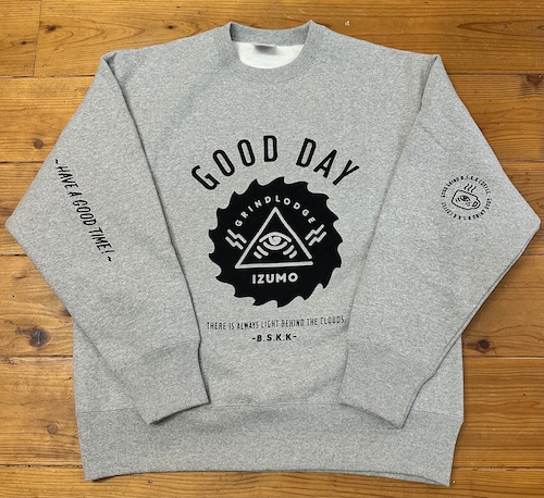 GOOD DAY SP CREW SWEAT ASH XL