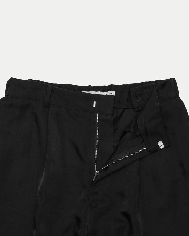 Soft Nylon Adjustable Slacks / BLACK [goyemon general gadget]