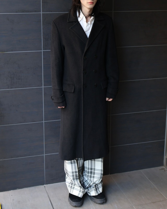 double breasted 6b long coat