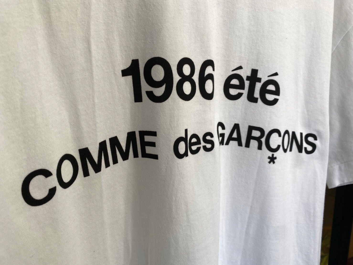 コムデギャルソン CDG 1986 ete Tシャツ 白/ホワイト