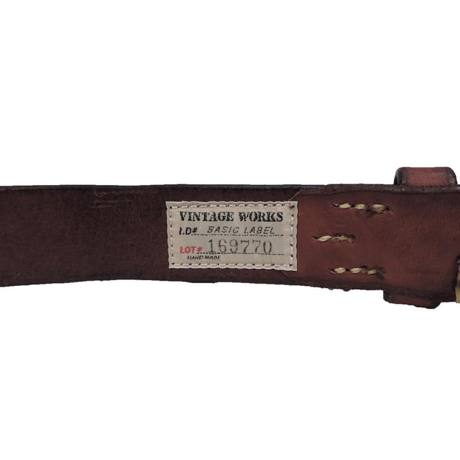 VINTAGE WORKS BELT DH5669 BRONZE DARK BROWN ビンテージワークス