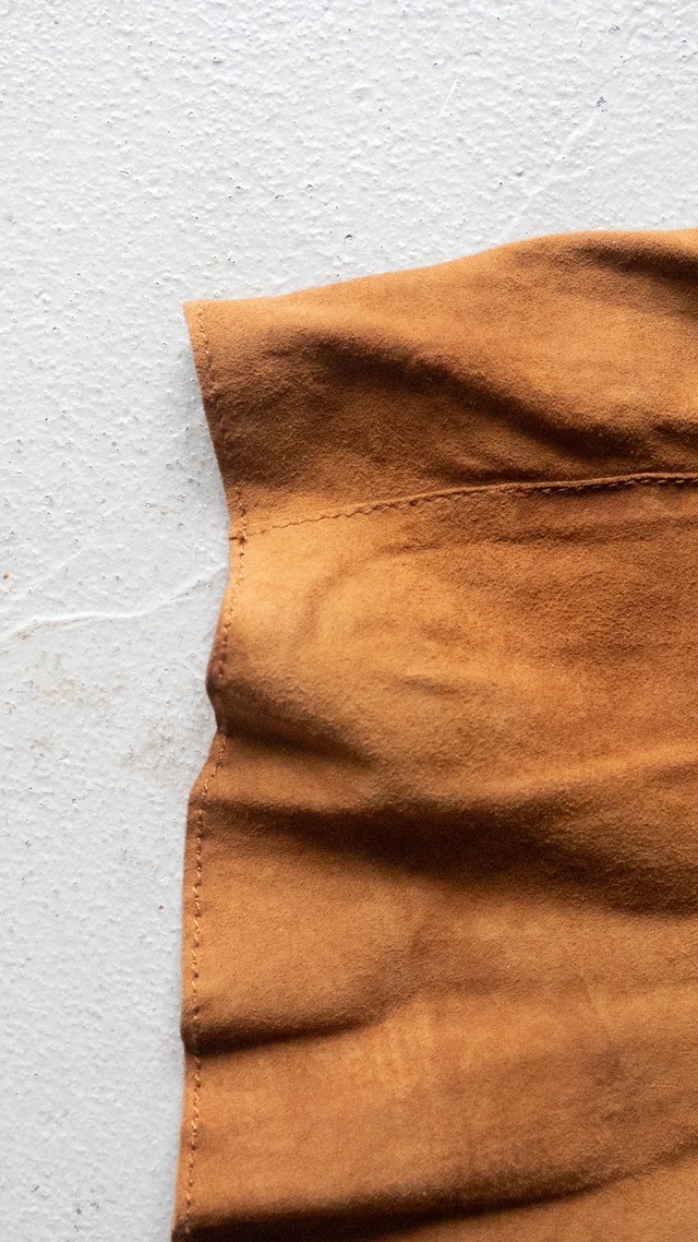 unknown used Suede zip vest