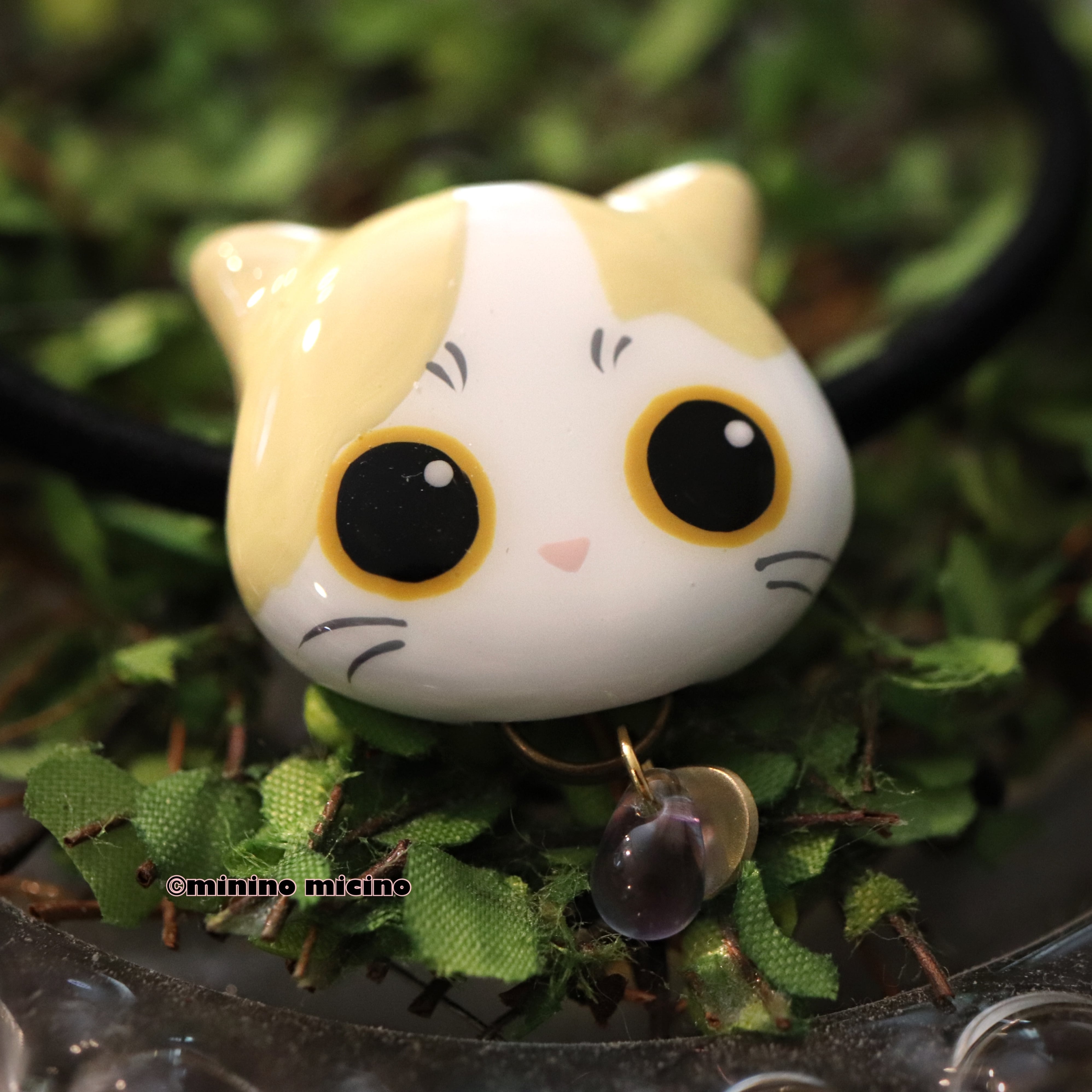 手描きアート猫ヘアゴム 全6種類 | まやの目(猫モチーフ雑貨