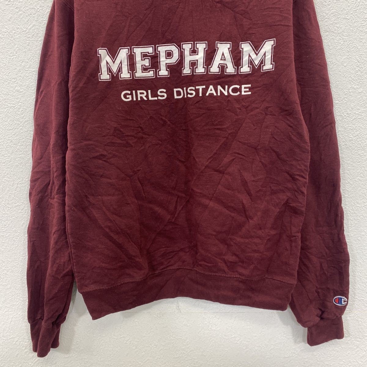 Champion バーガンディ ジップアップ トレーナー M 【公式通販】