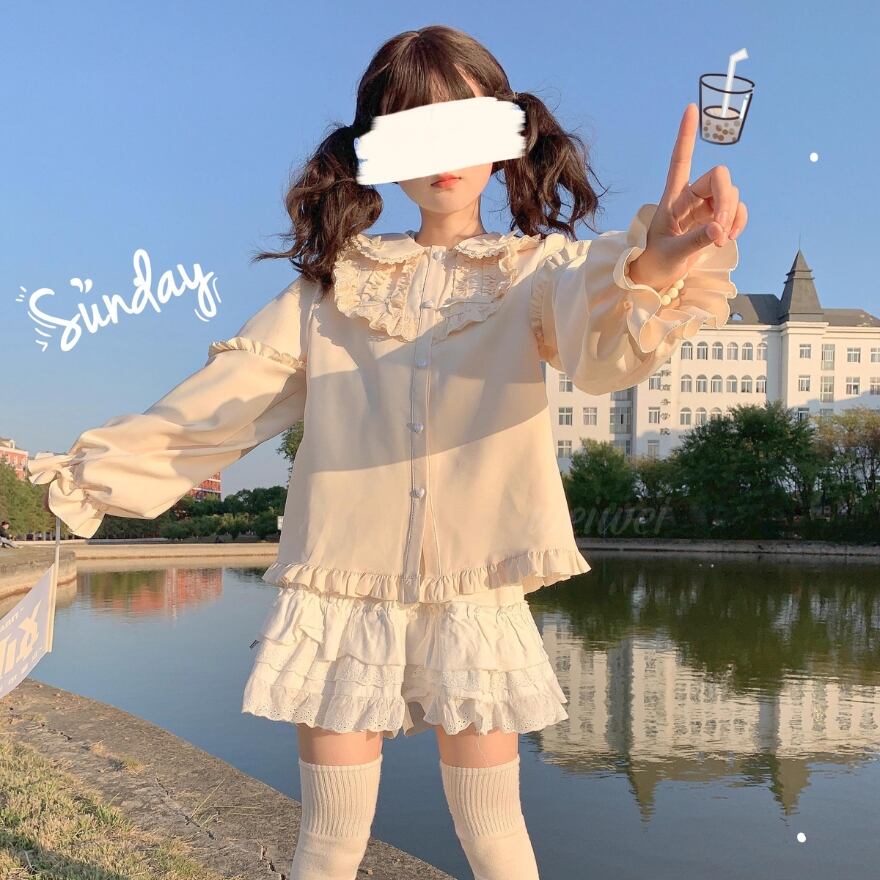 ロリータファッション通販 SEASONZ ゆめかわ ブラウス うさ耳