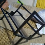 CD DVD レコード マガジン収納ラック 小型本棚 オフィス デスクトップ