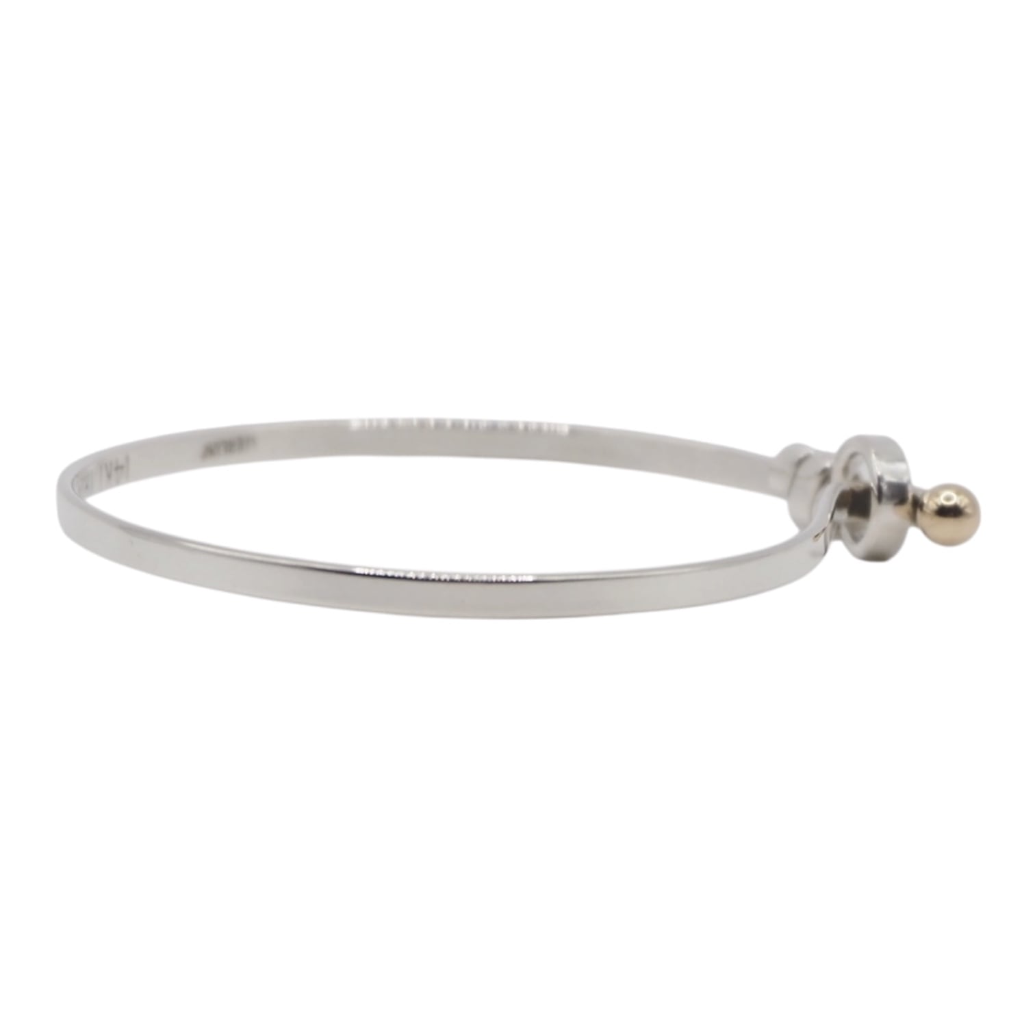 Tiffany&Co. フック&アイバングル シルバー925 K14 ティファニー