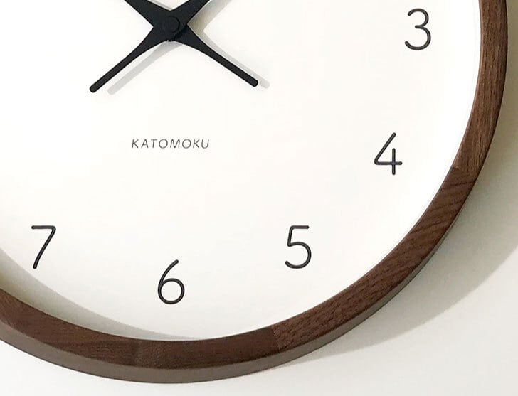 KATOMOKU muku clock 7 ウォールナット km-93 掛け時計 | 加藤 KATOMOKU muku clock 7 ウォールナット km-93 掛け時計 | 加藤