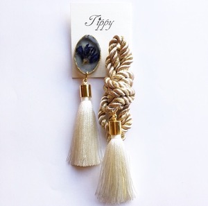 rope tassel pierce / earring