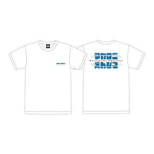 毎日が人生初日！何度でも生まれ直すゾ♡ロゴ輪廻Tシャツ(ホワイト)