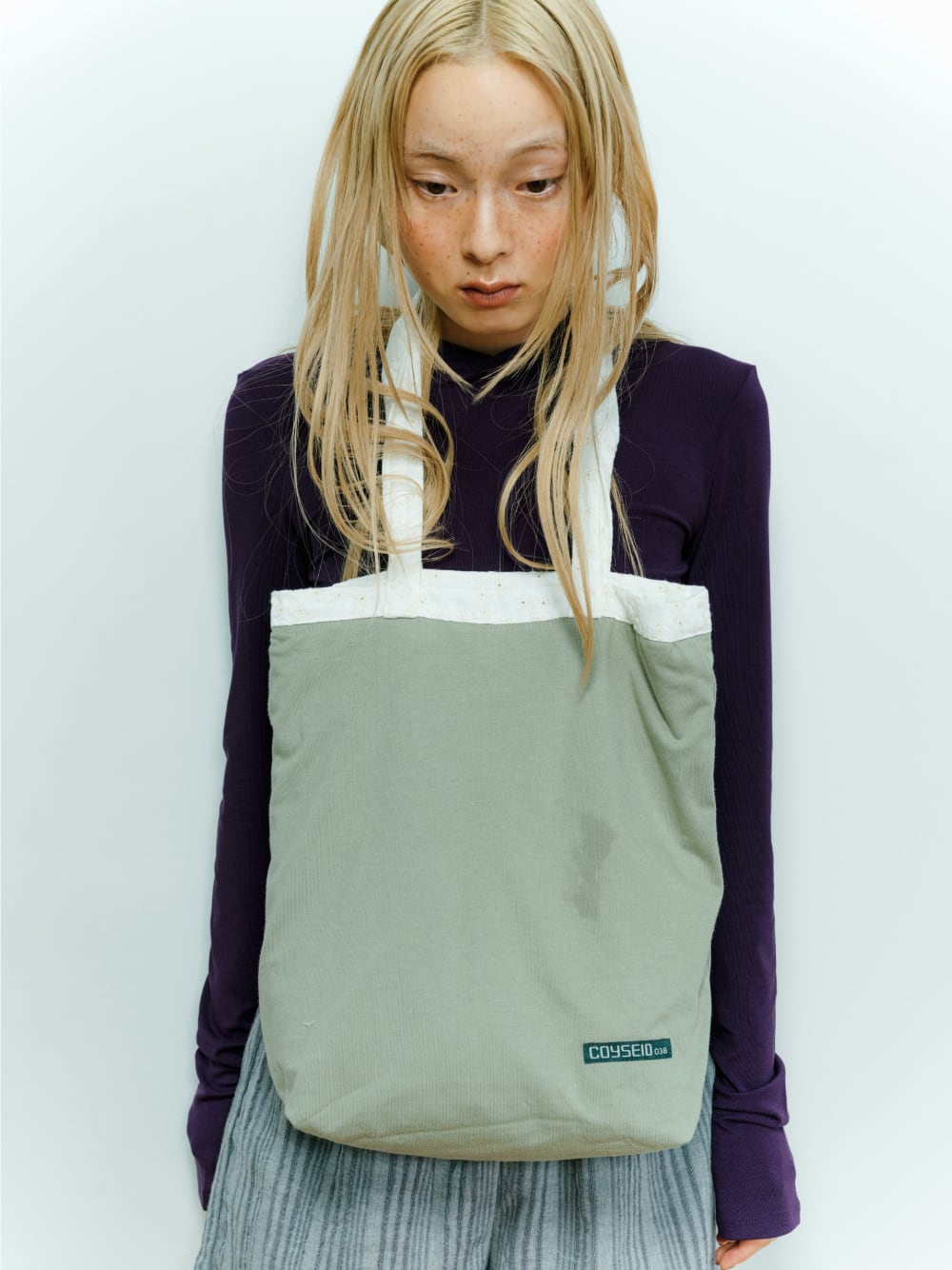 COYSEIO] 038 STAR REVERSIBLE BAG WHITE 正規品 韓国ブランド 韓国