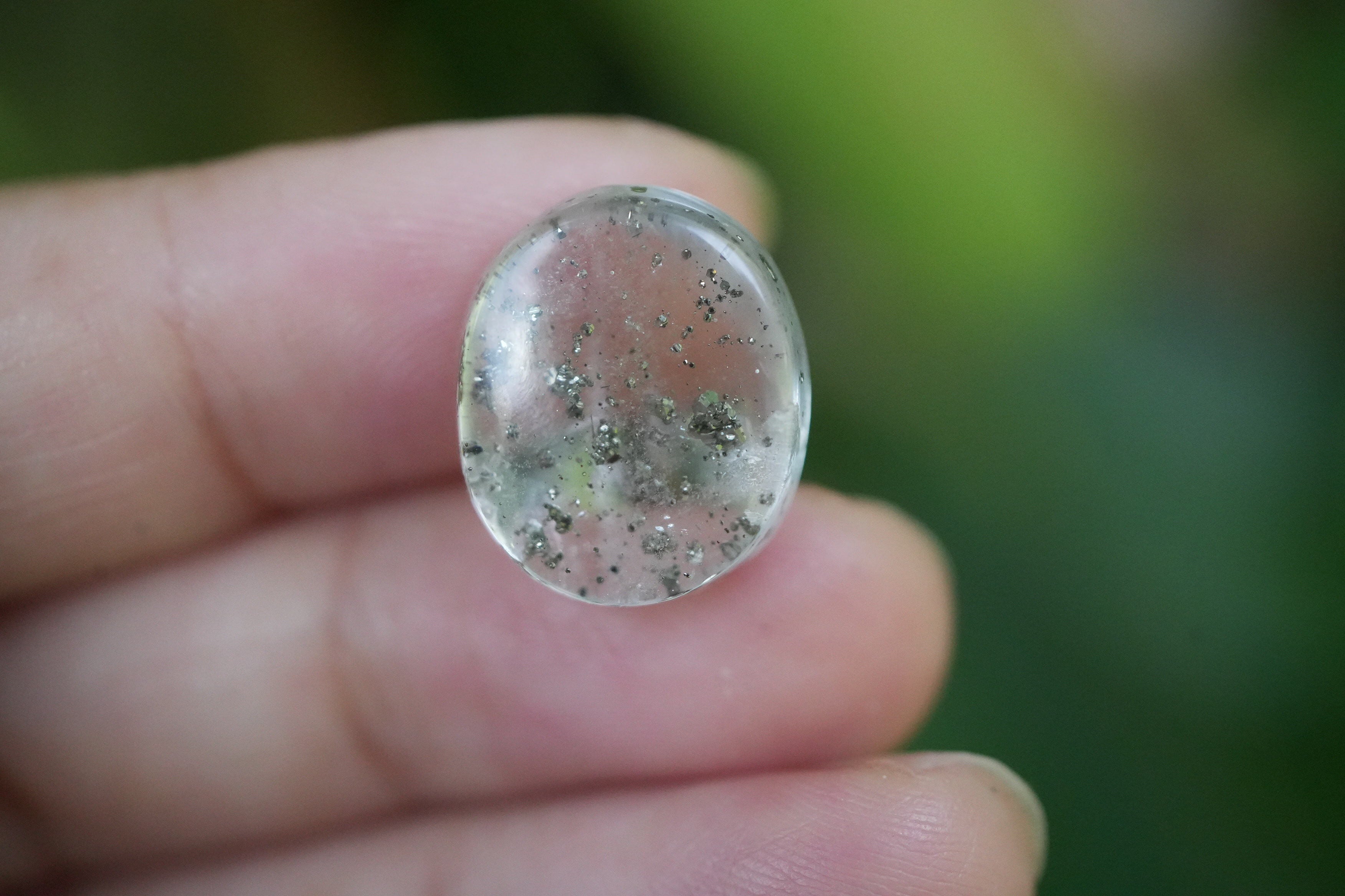 銀のキラキラ☆パイライトインクォーツ s1507 | Funky garuda