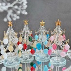レジンドロップのクリスマスガラスツリー　クリスマスインテリア