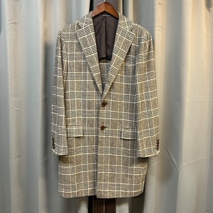 RING JACKET WOOL CHECK COAT《50》