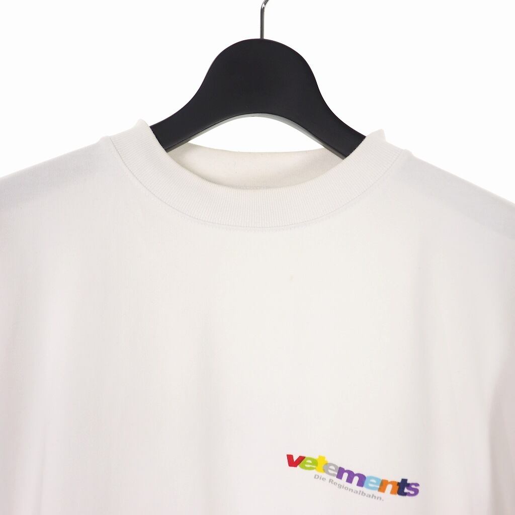 Vetements 切り替えロゴTシャツ ヴェトモン ベトモン+climax77.fr