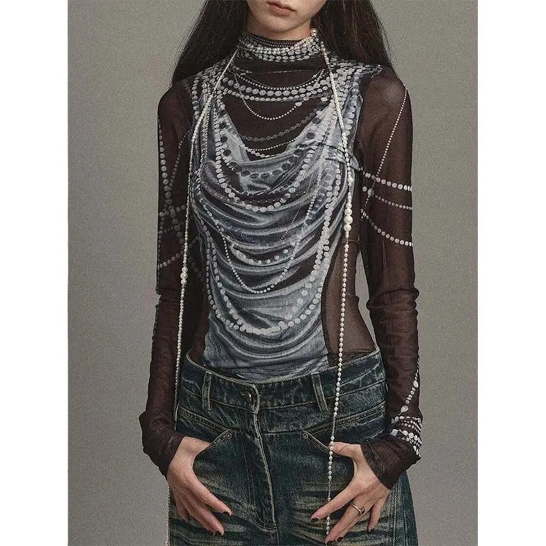 Makki様専用！新品未使用 KP 長袖Tシャツ チュニック 80 野暮ったい 