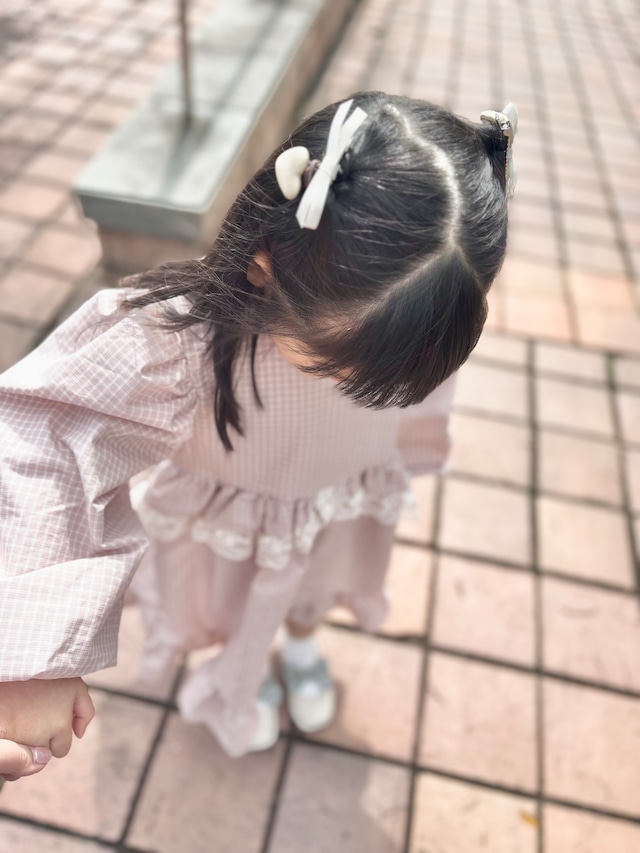 即納⌇チェック フリル ワンピース