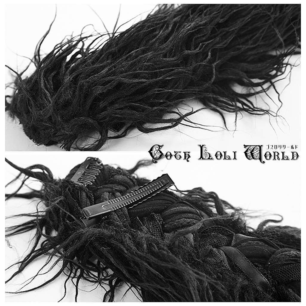 即納/送料無料】S-196-BK モヒカン風 ヘッド アクセサリー