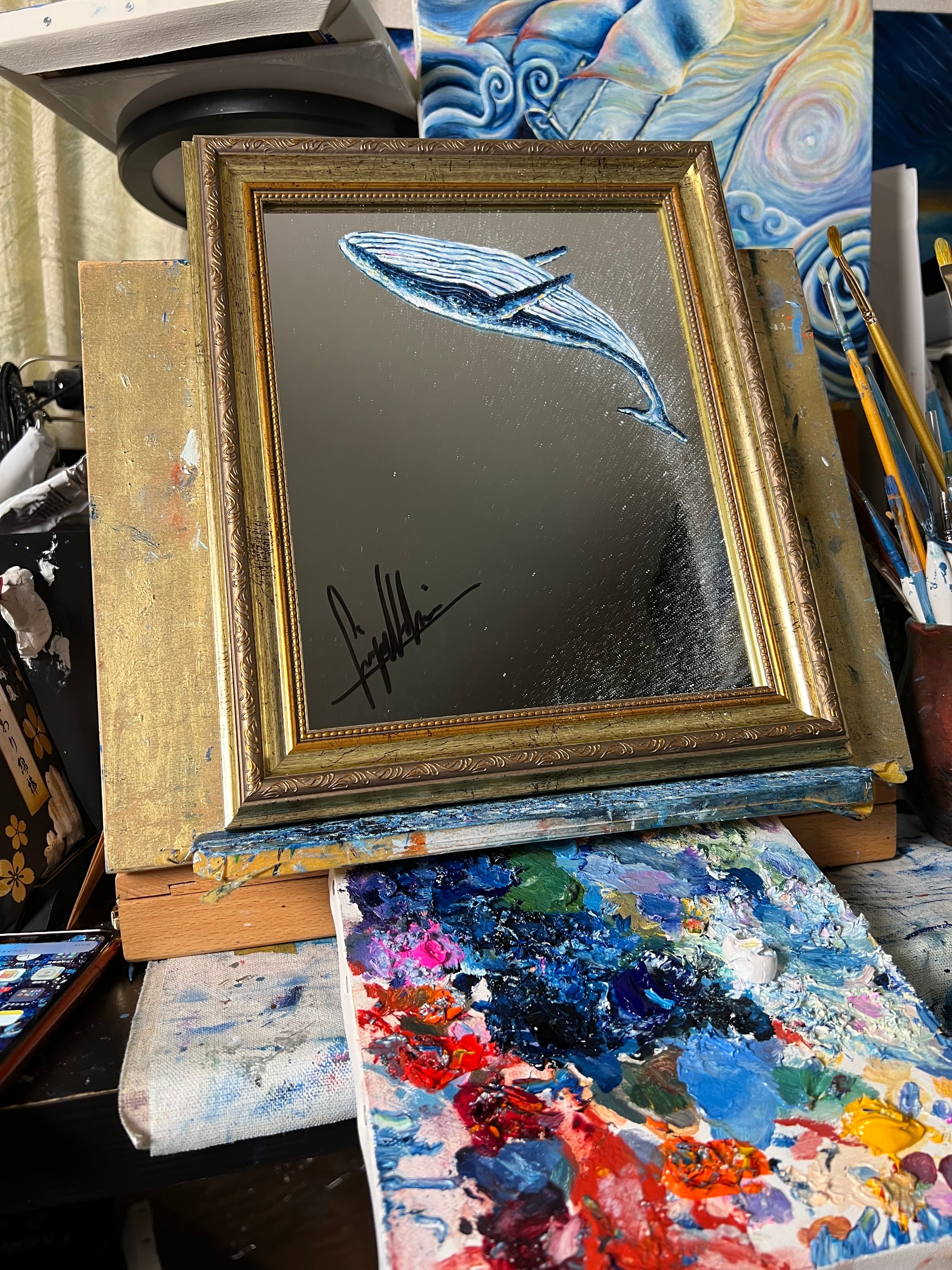 鏡の海の王様 | ペイント聖矢アートショップ