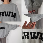 [GRWM]ボリュームワイドknit/グレー