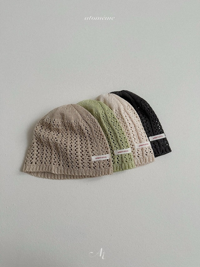 【取寄】atomeme｜milk tea beanie｜ミルクティービーニー｜FREE｜10m-4y｜26 summer