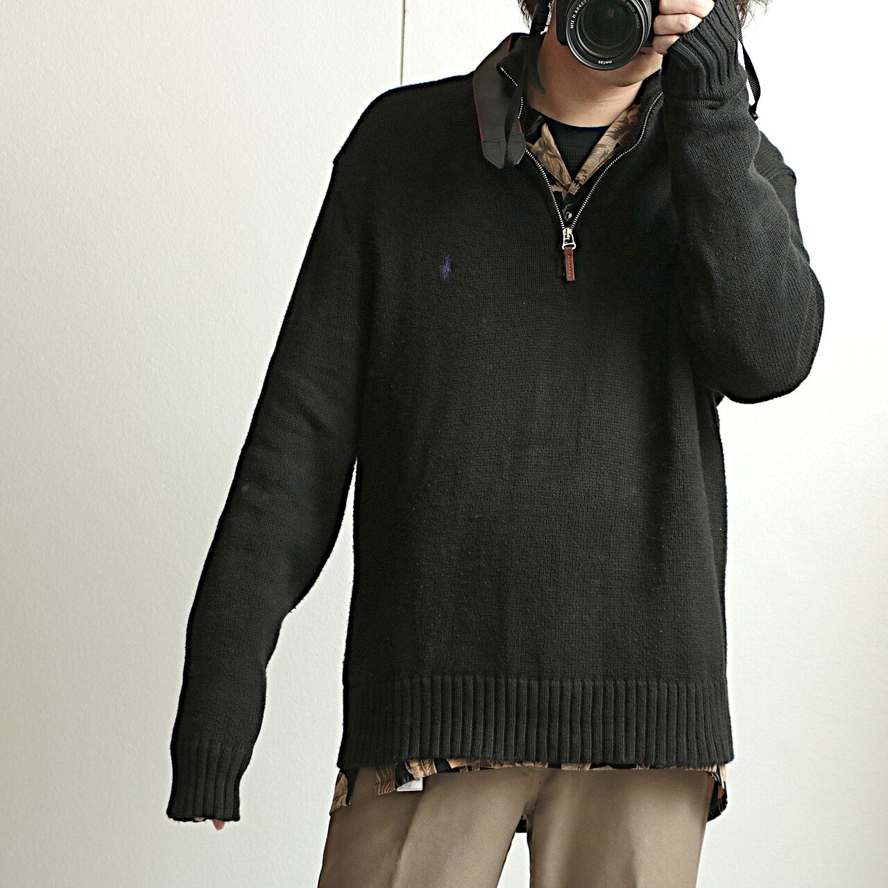 POLO by Ralph Lauren ラルフローレン ハーフジップ コットン ニット