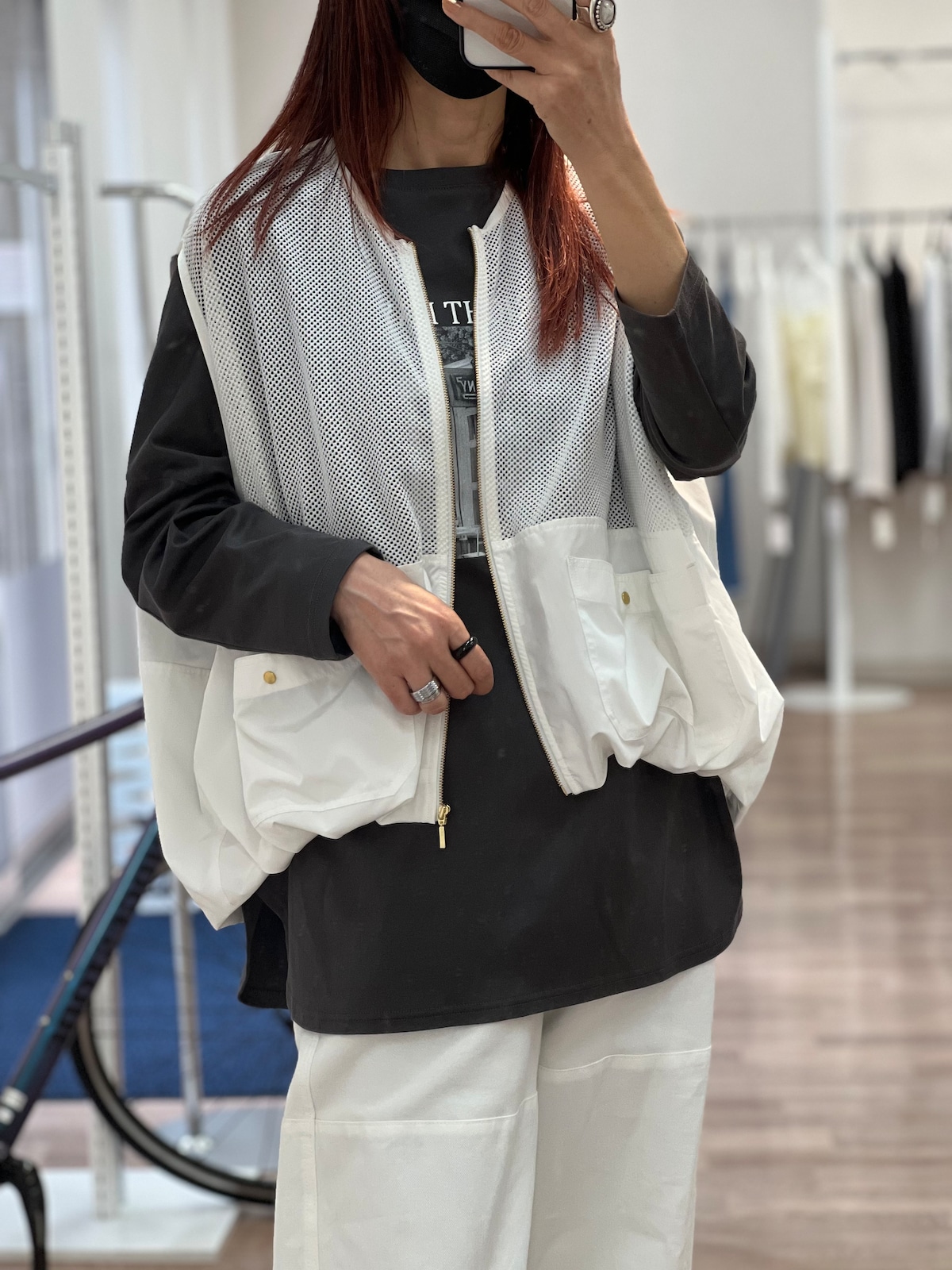 予約販売【Dignite Collier】メッシュバルーンジレ ( 80254216 ) 2025  