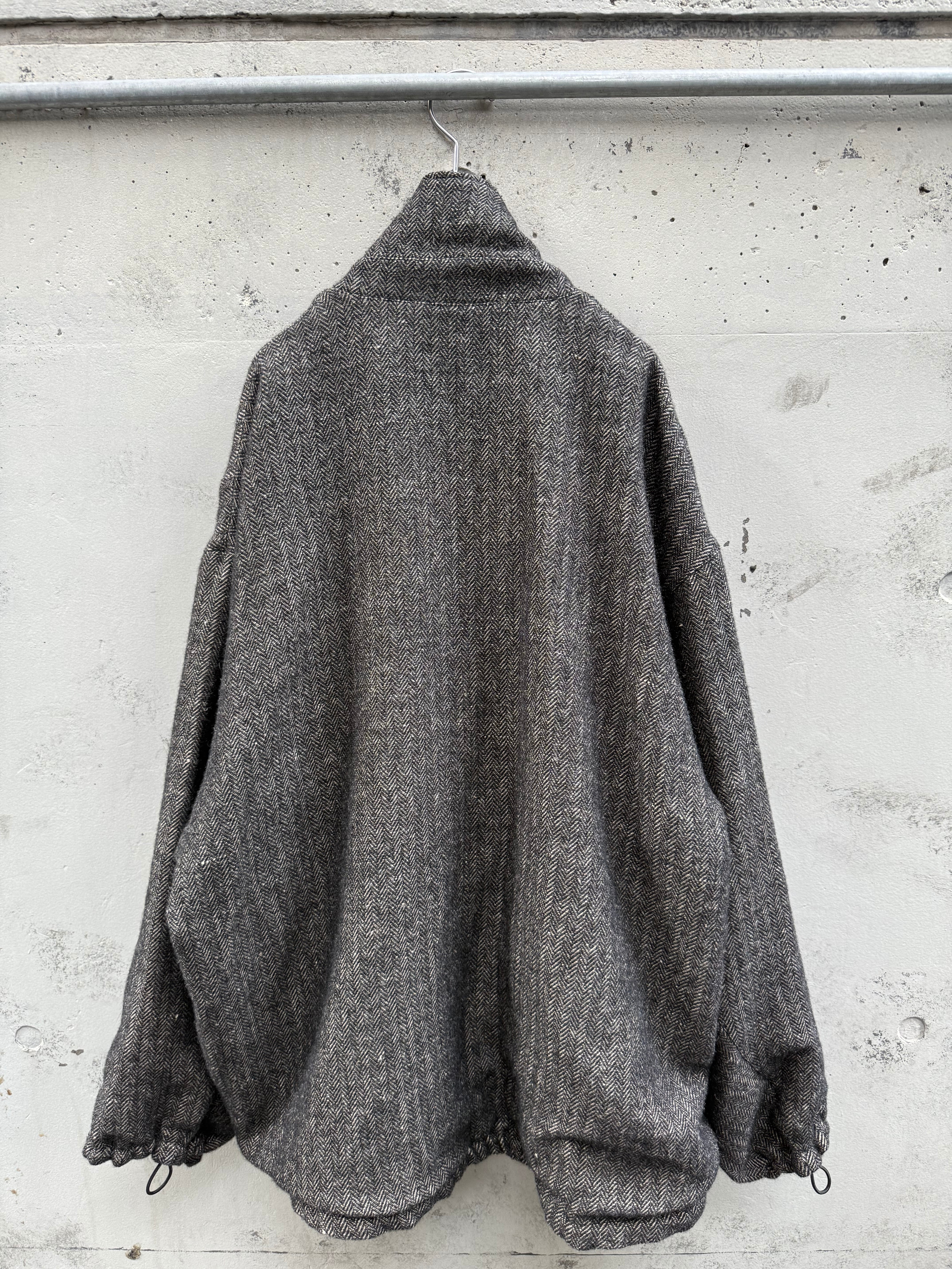 VOAAOV』WOOL LINEN HERRINGBONE Blouson | SUKIKIRAI