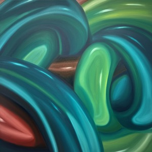WAKANA “Neighboring Balloon - Metallic Green & Metallic Red”