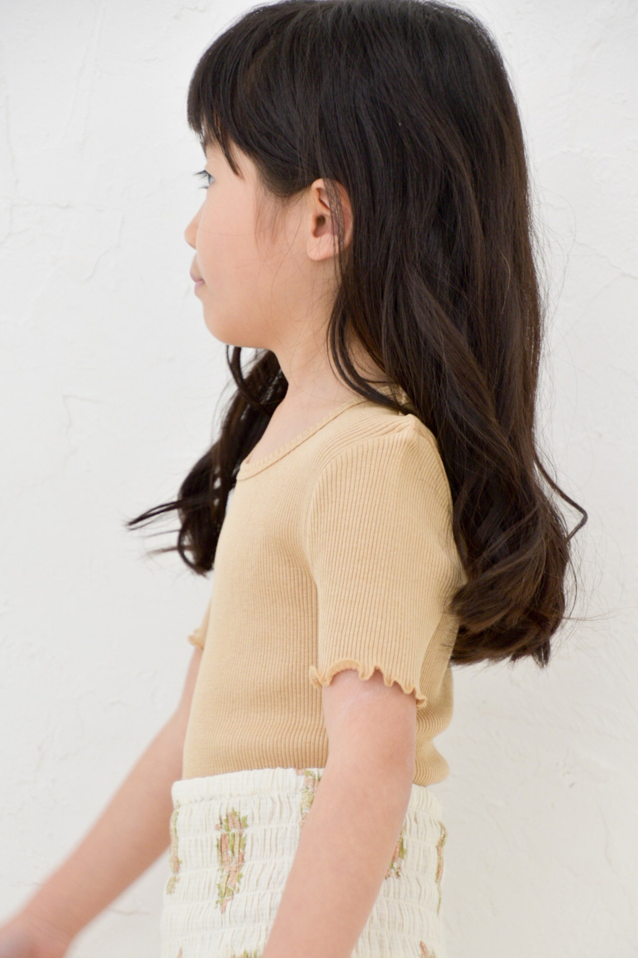 Silk blouse "Blomst" 6-12y / minimalisma