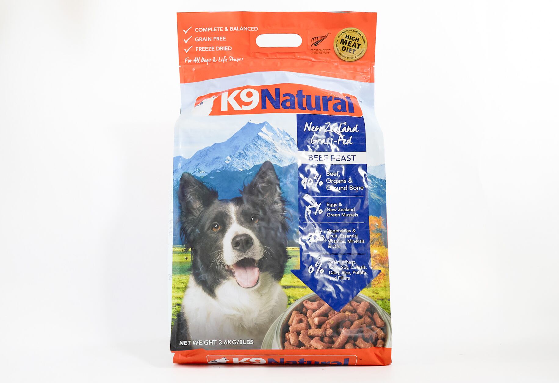 K9ビーフ・フィースト 3.6kg 商品コード: 9421900779031 3k9natural K9 