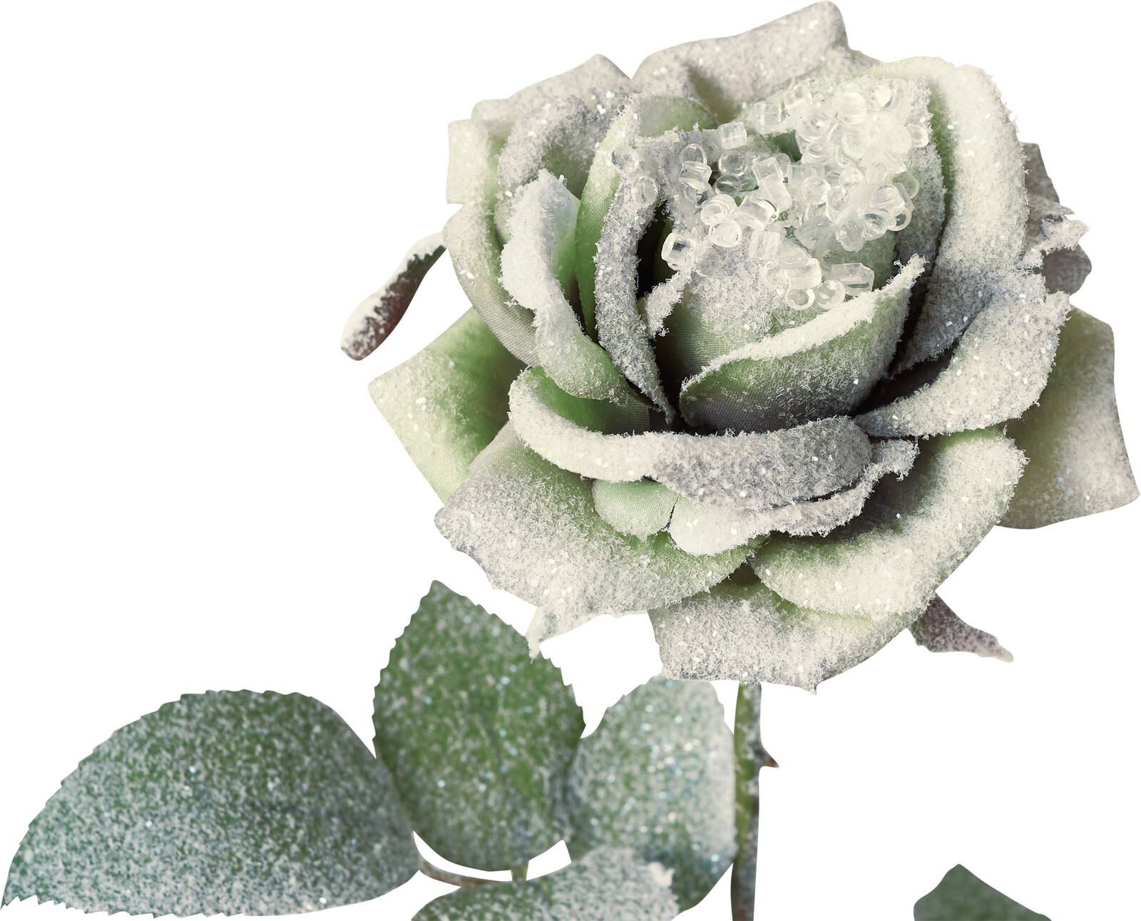 スノーローズ　　FS-6057GRY　4961823760136　造花（アーティフィシャルフラワー） > シーズン造花